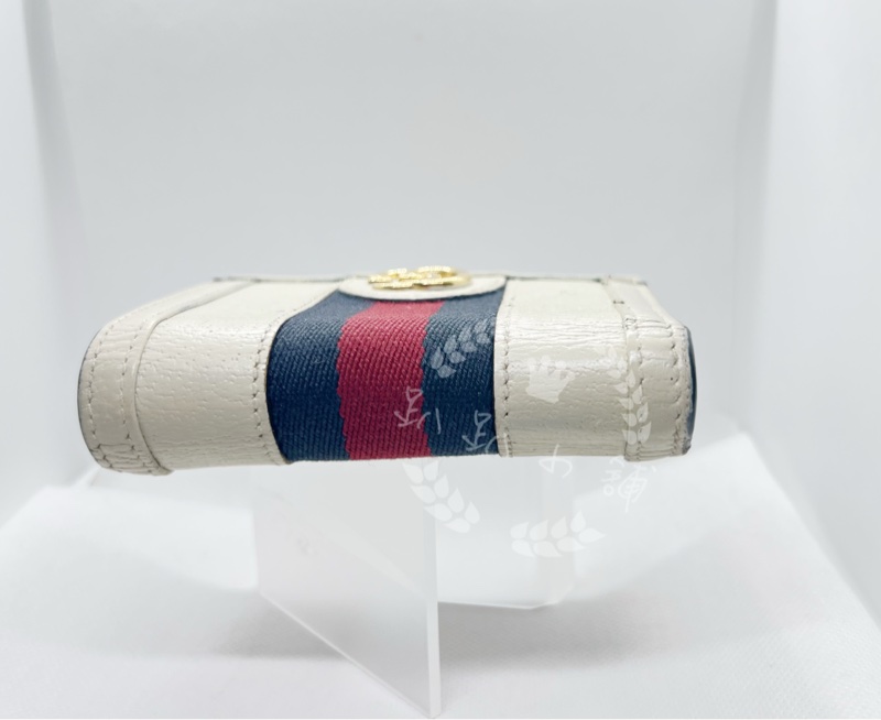 ~~趴趴小舖~~正品GUCCI Ophidia皮革短夾-11