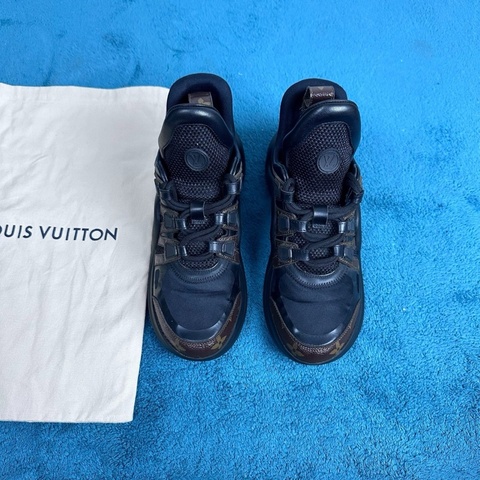 Louis Vuitton路易威登老爹鞋 黑色老花 37碼