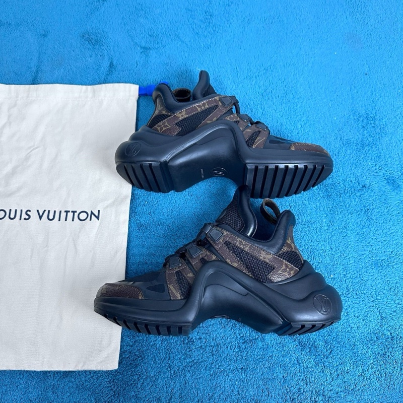 Louis Vuitton路易威登老爹鞋 黑色老花 37碼-1