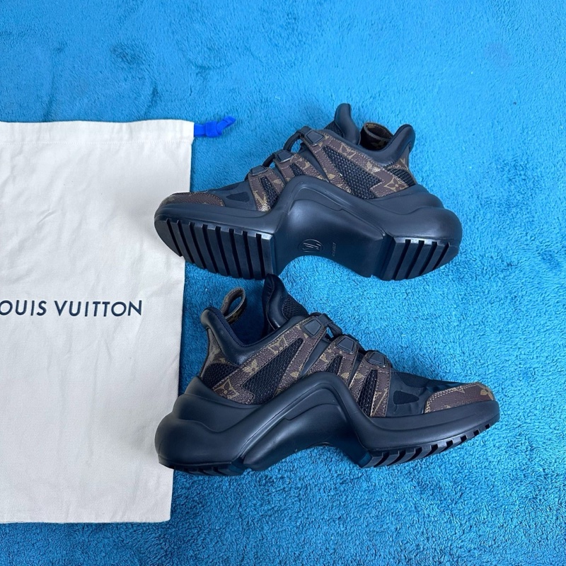 Louis Vuitton路易威登老爹鞋 黑色老花 37碼-2