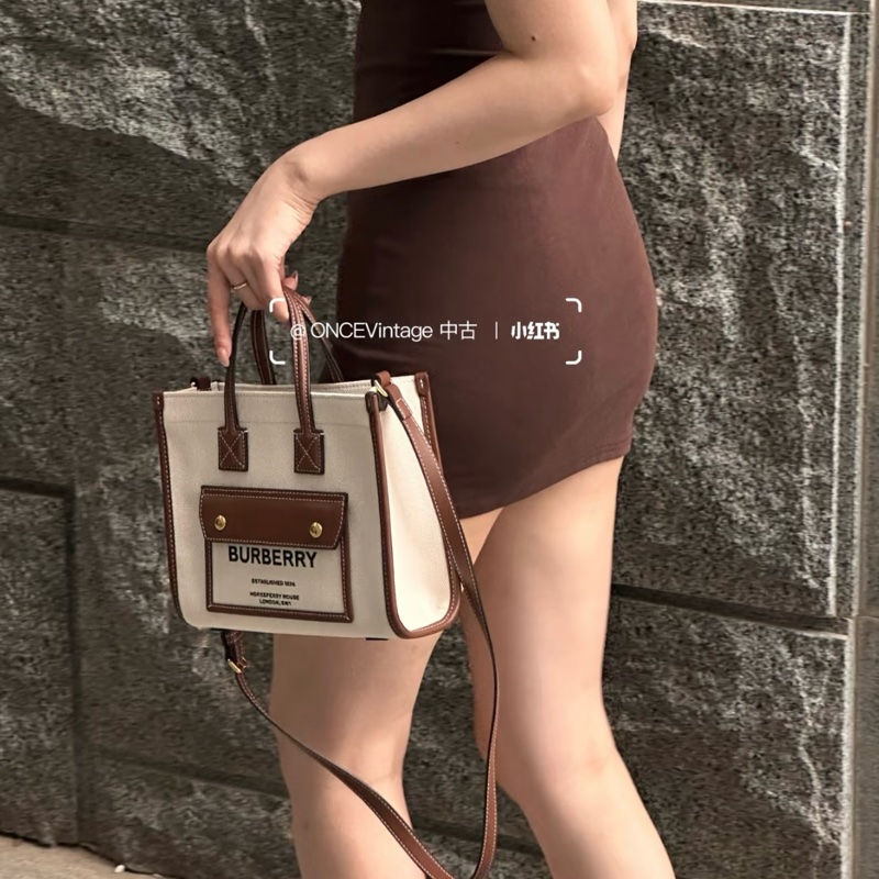 【配件滿|超可愛!】 Burberry Mini Tote 斜背包-2