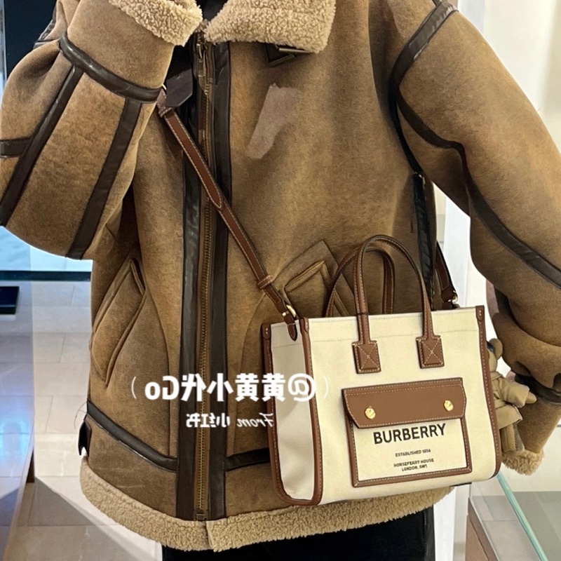 【配件滿|超可愛!】 Burberry Mini Tote 斜背包-3