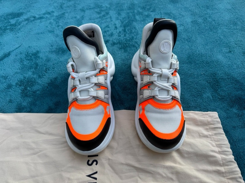 Louis Vuitton路易威登老爹鞋黑橙 36.5碼-2