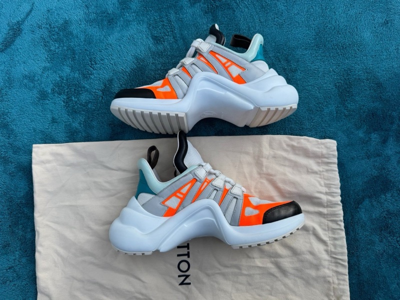 Louis Vuitton路易威登老爹鞋黑橙 36.5碼-4