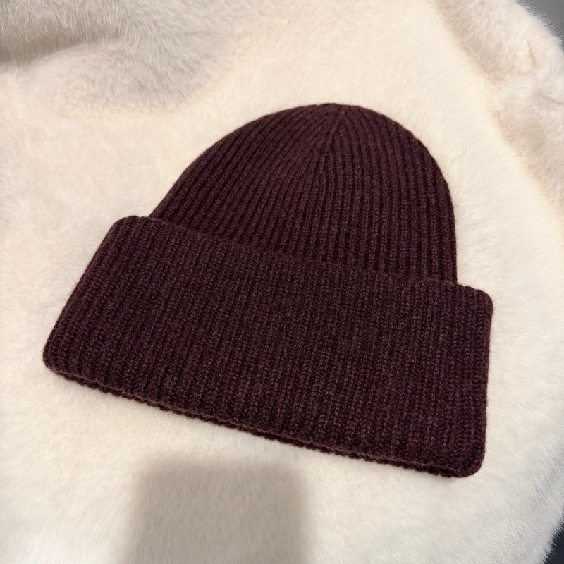 Chanel 香奈兒 25B 漫畫系列 毛帽 冷帽 酒紅-3