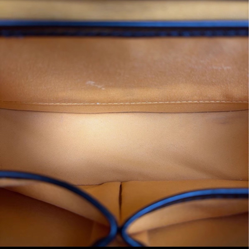 超稀有😍99新🆕Goyard戈雅黑色老花拼皮銀扣Belvédère郵差包單肩斜挎包-9