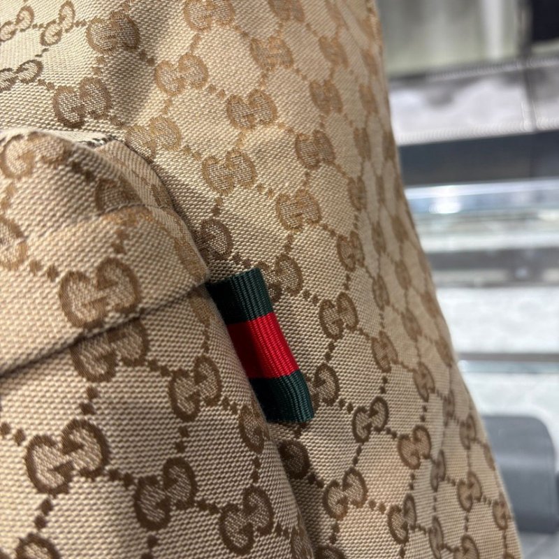 🎊新年特賣🧧Gucci 802166 GG Shopper 大款托特包 米色及烏木色-8