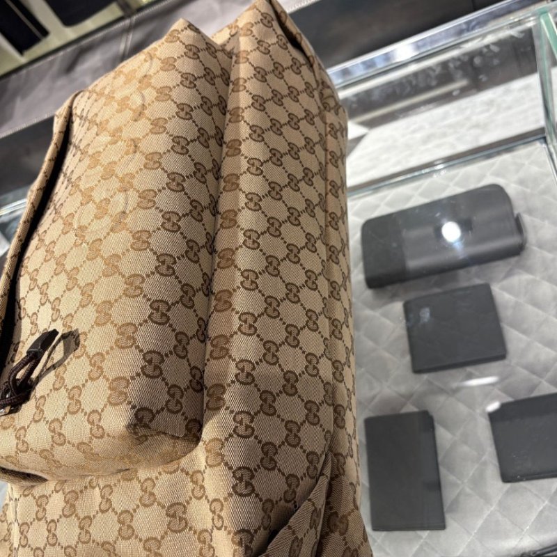 🎊新年特賣🧧Gucci 802166 GG Shopper 大款托特包 米色及烏木色-11