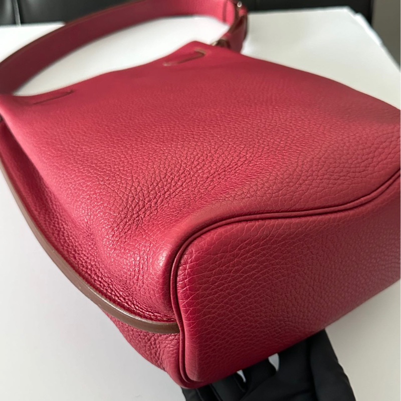 🌈Hermes❤️So Kelly 22❤️石榴紅銀扣🌈98.5新🌟Togo皮🌟愛馬仕🌟-4