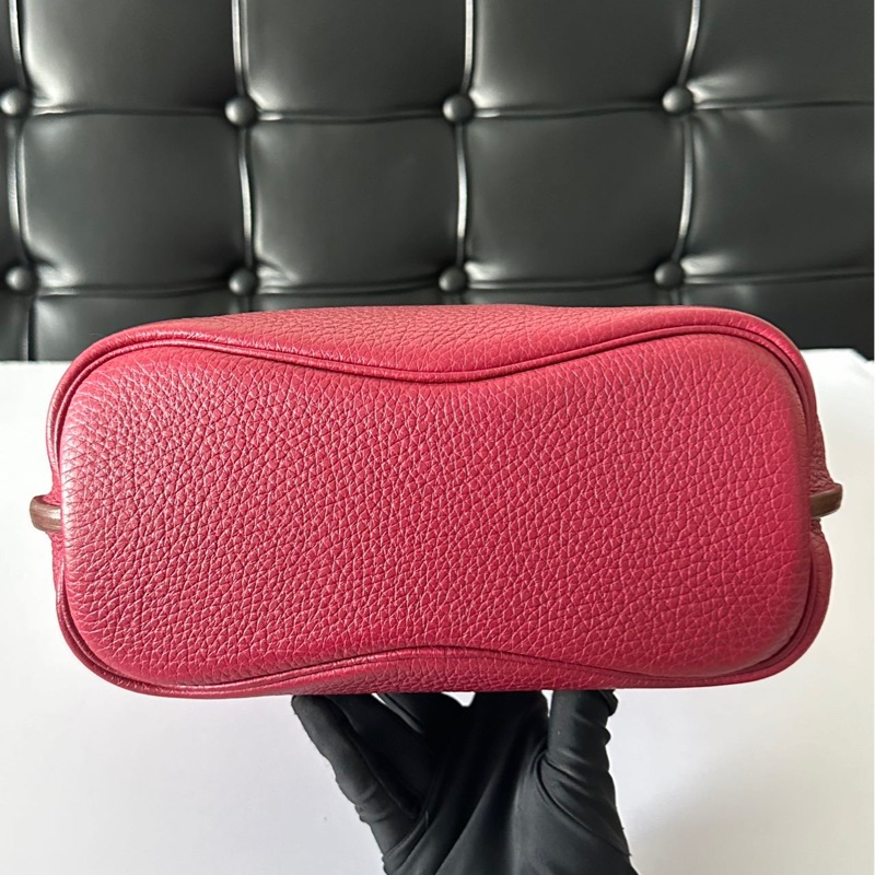 🌈Hermes❤️So Kelly 22❤️石榴紅銀扣🌈98.5新🌟Togo皮🌟愛馬仕🌟-6