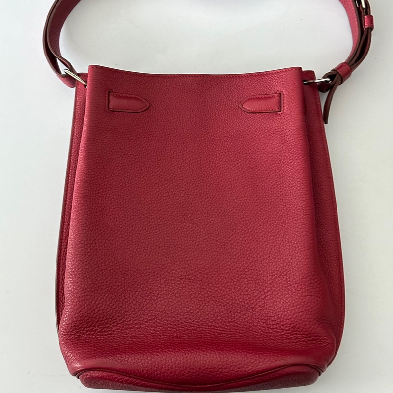 🌈Hermes❤️So Kelly 22❤️石榴紅銀扣🌈98.5新🌟Togo皮🌟愛馬仕🌟-7