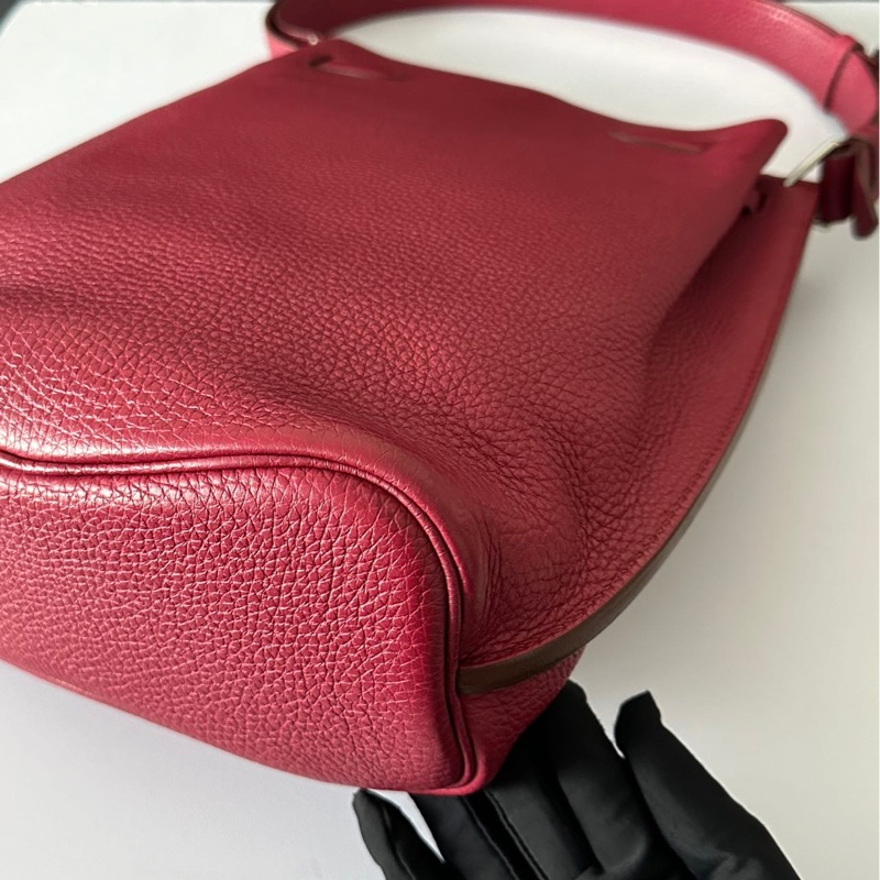 🌈Hermes❤️So Kelly 22❤️石榴紅銀扣🌈98.5新🌟Togo皮🌟愛馬仕🌟-8