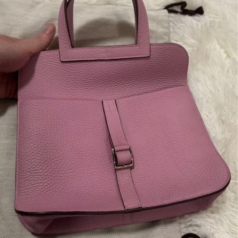 🌈Hermes💗Halzan 25💗X9錦葵紫銀扣💗99新🌈TC皮🌟愛馬仕🌟-2