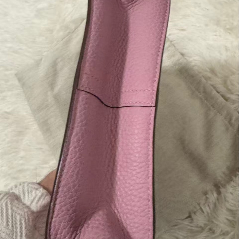 🌈Hermes💗Halzan 25💗X9錦葵紫銀扣💗99新🌈TC皮🌟愛馬仕🌟-5