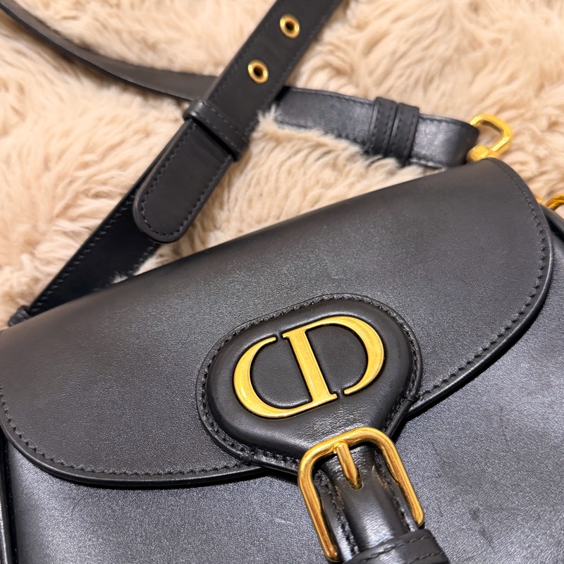 Dior Bobby mini 黑色拋光小牛皮肩背包 側背包-1