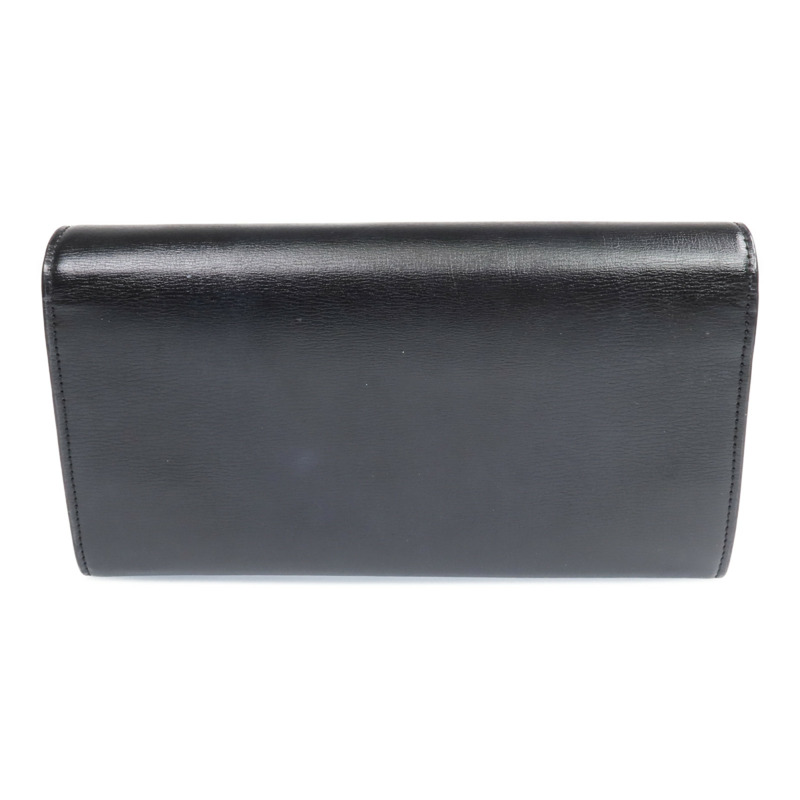 YVES SAINT LAURENT 牛皮皮革Long Wallet金扣長錢包-2