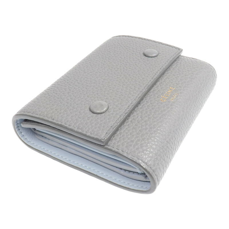 CELINE 牛皮皮革Wallet金扣錢包-3