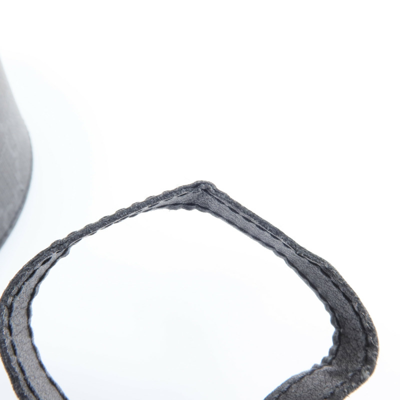 GUCCI 塗層帆布/皮革Belt With Interlocking G Buckle銀扣皮帶-10