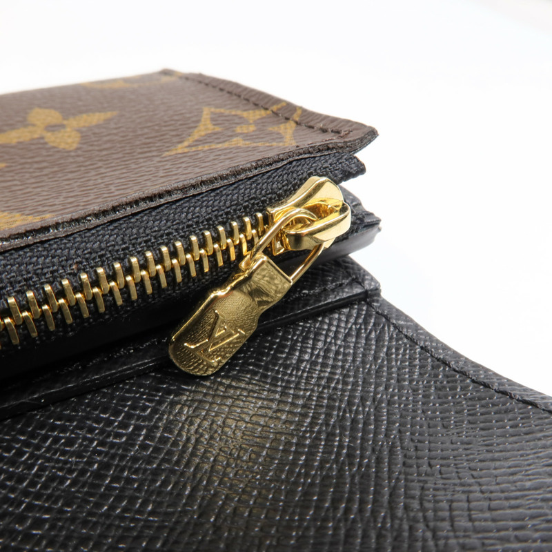 LOUIS VUITTON Monogram Reverse Zoe Wallet金扣錢包-14