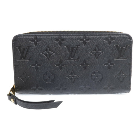 LOUIS VUITTON Monogram Empreinte Zipper Long Wallet金扣長錢包