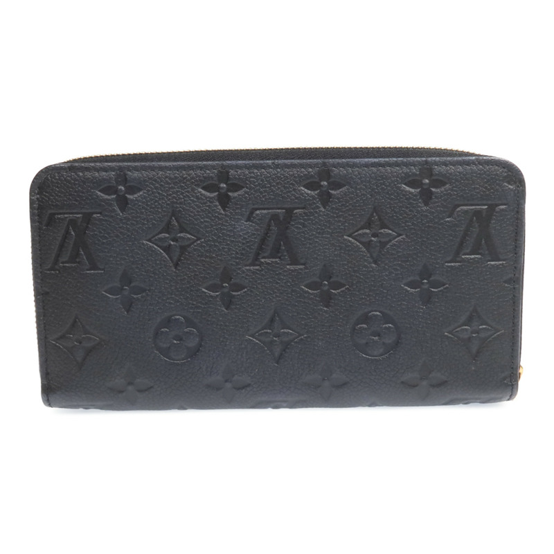 LOUIS VUITTON Monogram Empreinte Zipper Long Wallet金扣長錢包-2