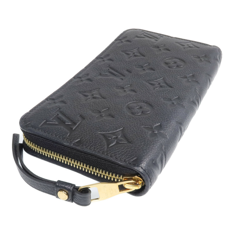 LOUIS VUITTON Monogram Empreinte Zipper Long Wallet金扣長錢包-4