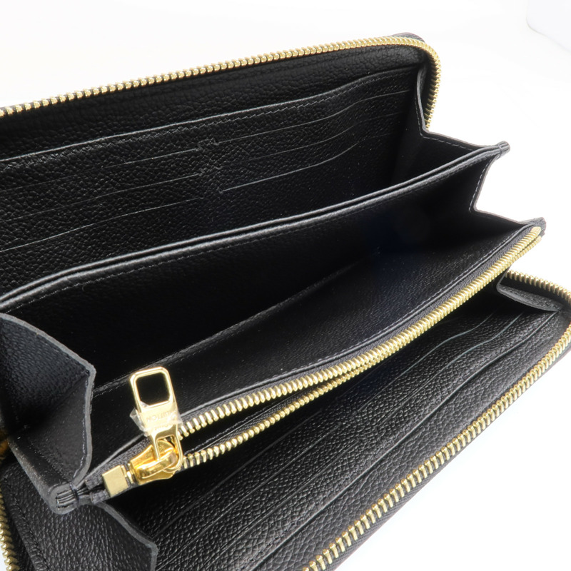 LOUIS VUITTON Monogram Empreinte Zipper Long Wallet金扣長錢包-6