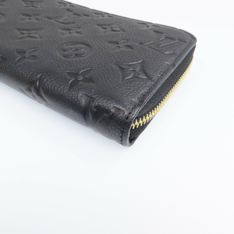 LOUIS VUITTON Monogram Empreinte Zipper Long Wallet金扣長錢包-10