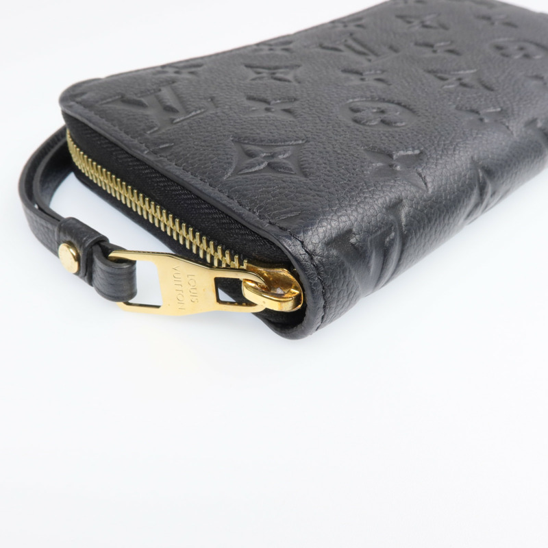LOUIS VUITTON Monogram Empreinte Zipper Long Wallet金扣長錢包-11