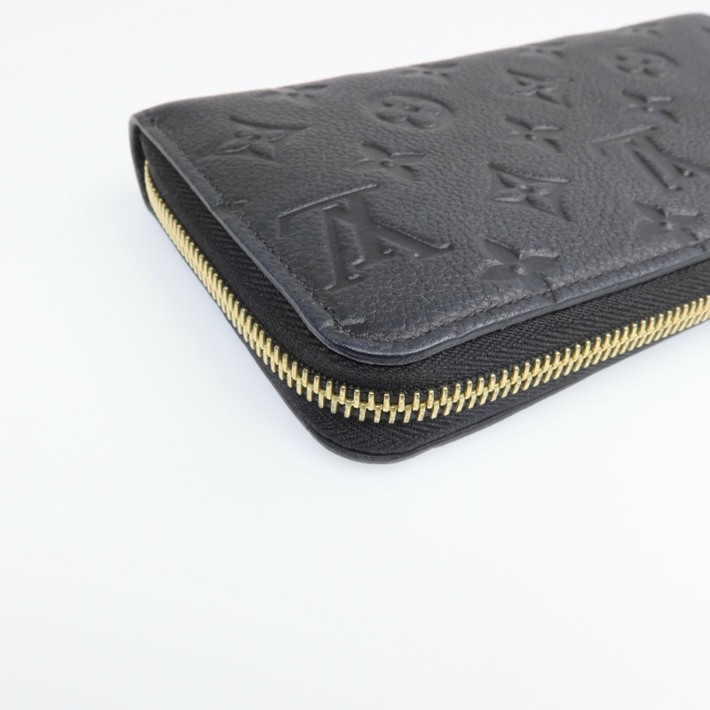 LOUIS VUITTON Monogram Empreinte Zipper Long Wallet金扣長錢包-12