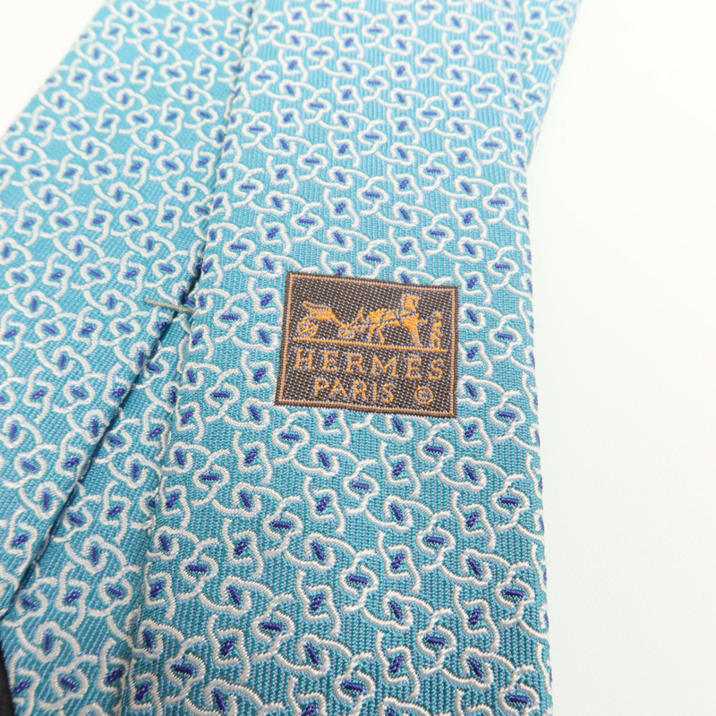 HERMES 絲質Necktie領帶-5