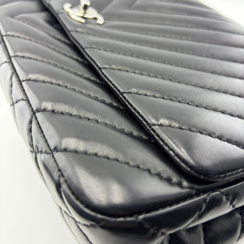 香奈兒 Classic Flap V 紋經典口蓋包-8