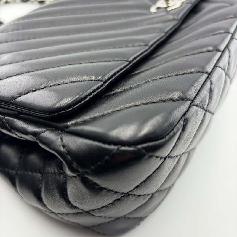 香奈兒 Classic Flap V 紋經典口蓋包-10