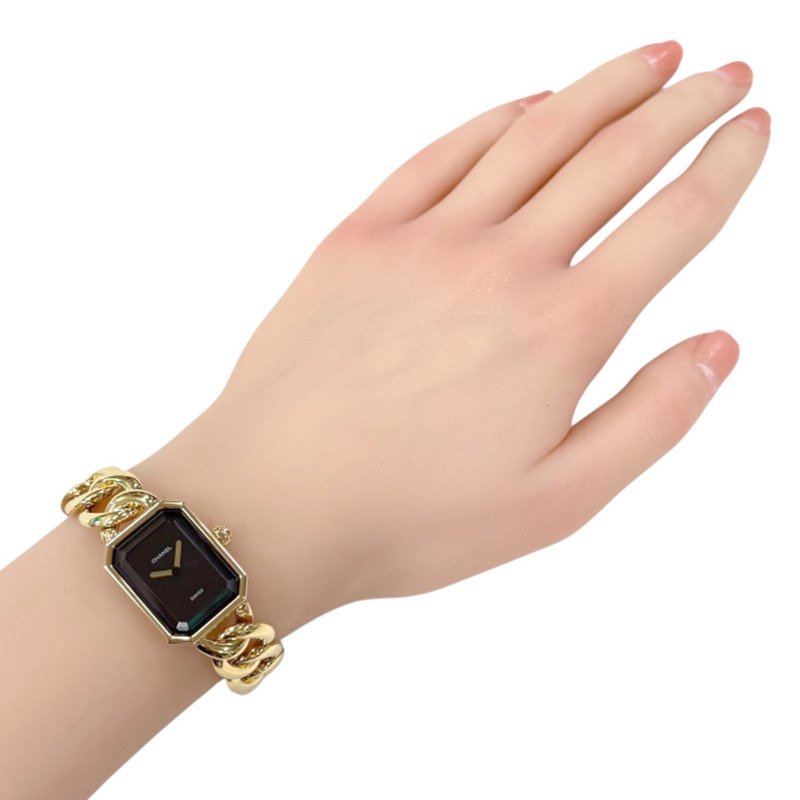 二手 Chanel Premiere L 手錶,18k 金,403 03 3003,已重新拋光,女士款。-1