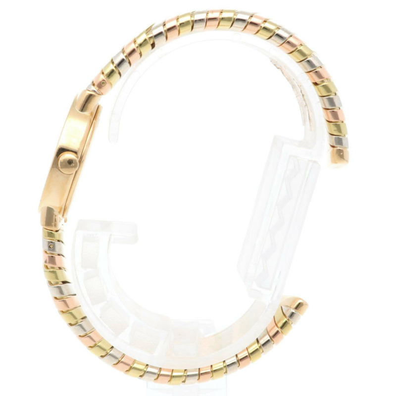 寶格麗 Tubogas 腕錶,18K 金,BB232T 石英機芯,翻新,二手,女士款-3