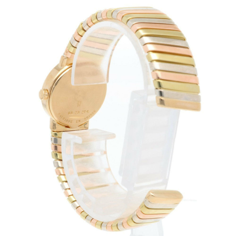 寶格麗 Tubogas 腕錶,18K 金,BB232T 石英機芯,翻新,二手,女士款-4