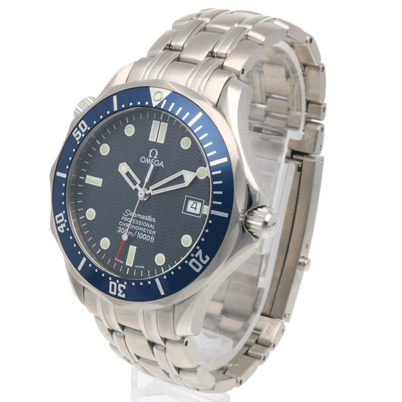 歐米茄海馬系列腕錶,不鏽鋼材質,型號2531.80,自動上鍊,翻新錶款,編號80529XXX,男士腕錶,二手,防水300米-2