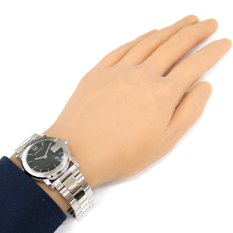 Gucci G-Round腕錶,不鏽鋼材質,型號YA101405(101J),石英機芯,翻新,二手,男士,GUCCI-1