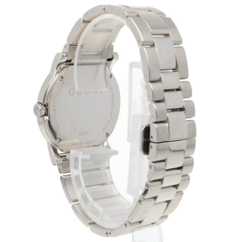 Gucci G-Round腕錶,不鏽鋼材質,型號YA101405(101J),石英機芯,翻新,二手,男士,GUCCI-3