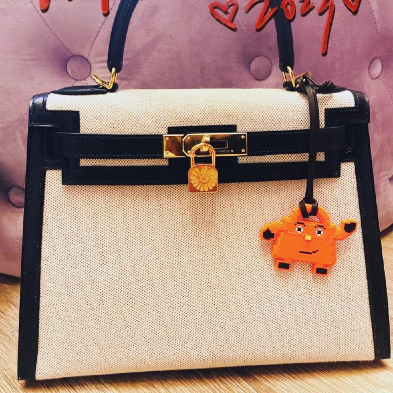 Hermes 限量向日葵鎖具吊飾-6