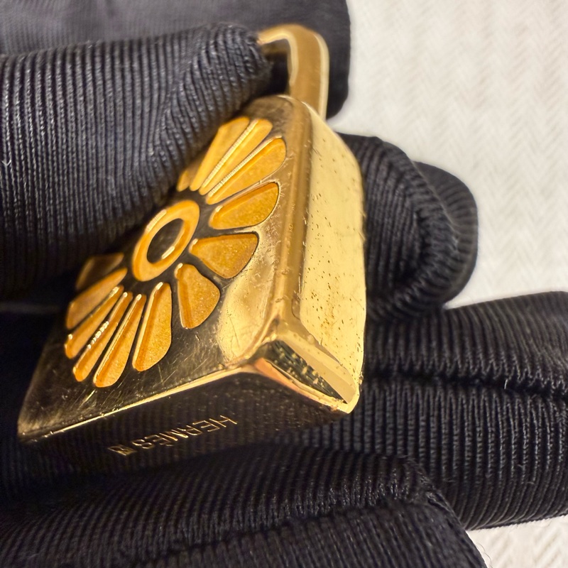 Hermes 限量向日葵鎖具吊飾-7