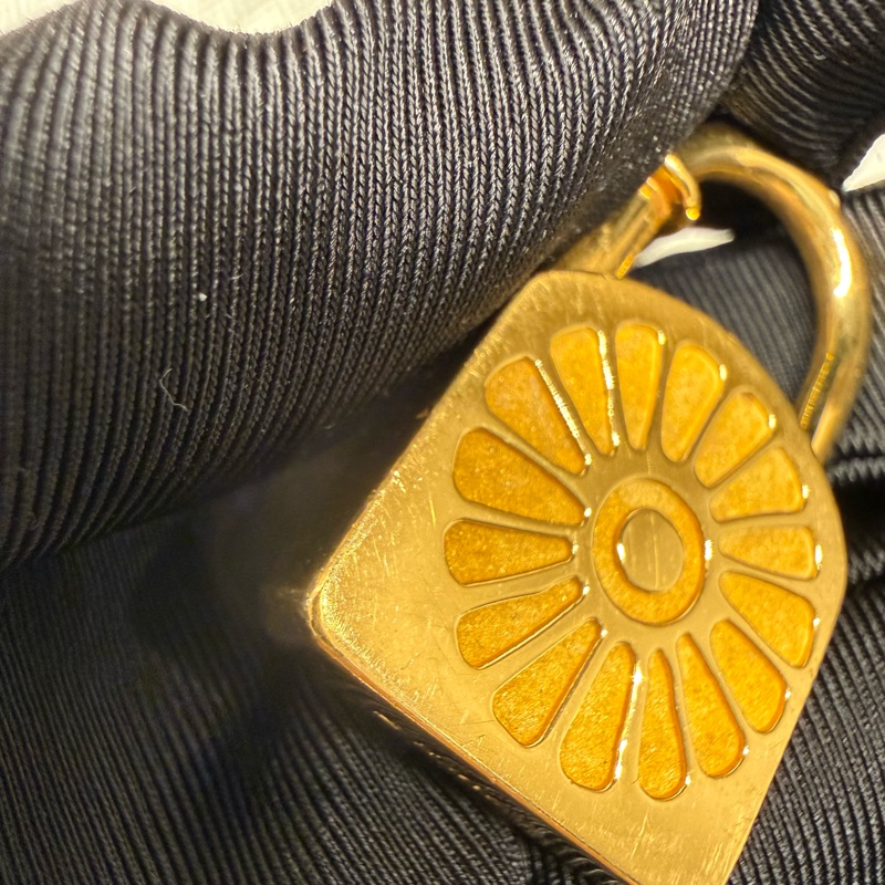 Hermes 限量向日葵鎖具吊飾-10