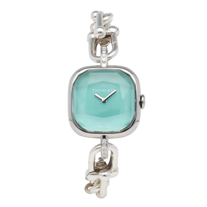 Tiffany & Co.) HardWear 系列腕錶,不鏽鋼錶殼,型號 73331277,石英機芯,翻新,二手,女士腕錶,蒂芙尼-6