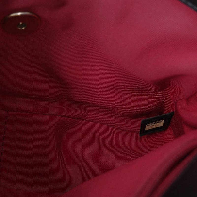 Chanel 香奈兒 19 菱格紋 黑色 小羊皮 口蓋包 雙色鍊條 肩背包-18