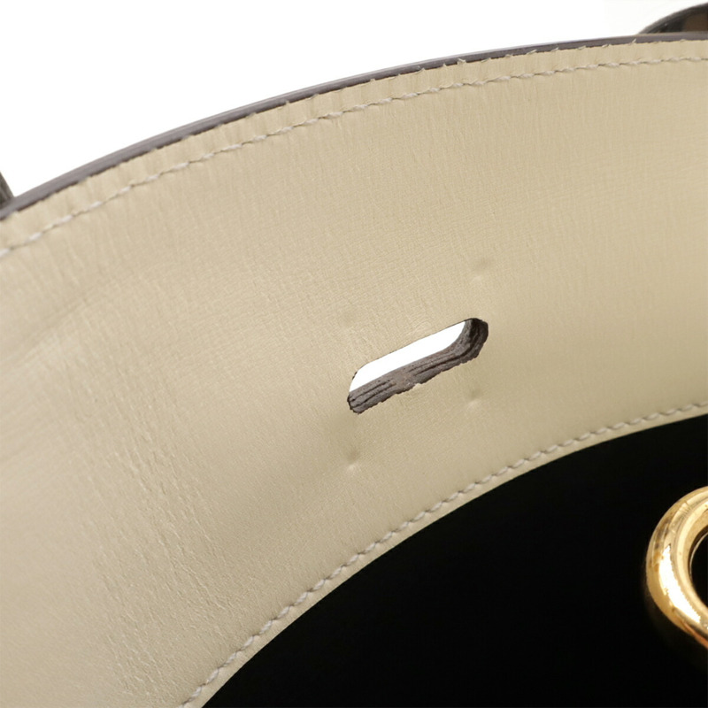 路易威登 City Steamer MM 手提包/單肩包 雙色皮革 白色/黑色/黑色 M42621-8