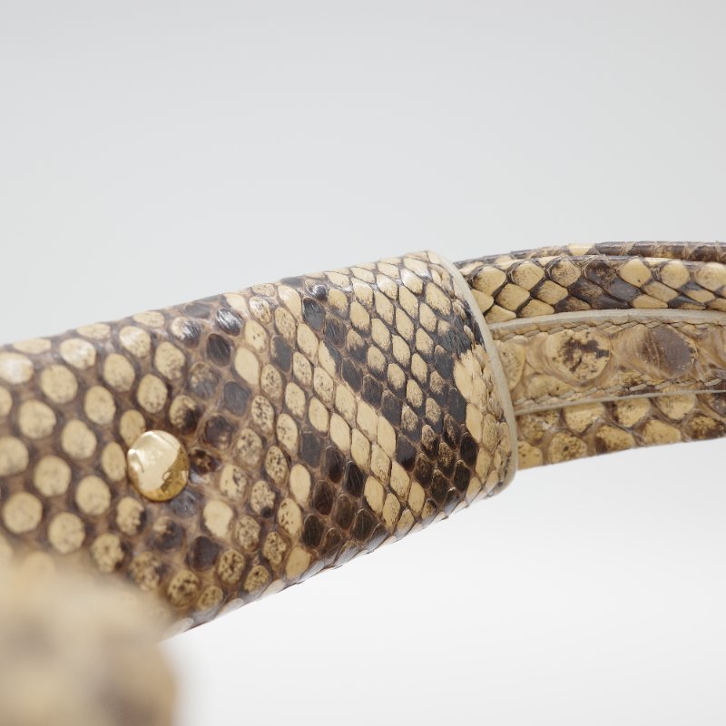 Tod's托德斯經典 Hobo米色 蟒蛇皮 流浪包-17