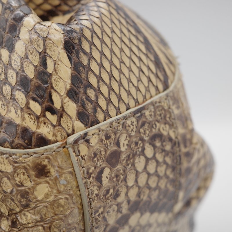 Tod's托德斯經典 Hobo米色 蟒蛇皮 流浪包-21