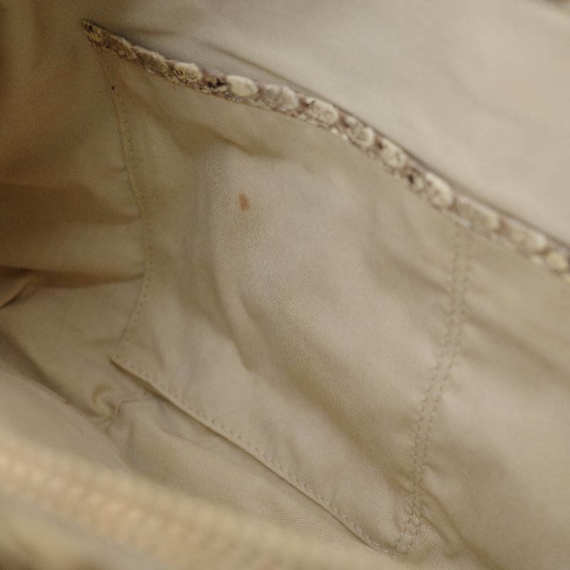 Tod's托德斯經典 Hobo米色 蟒蛇皮 流浪包-29