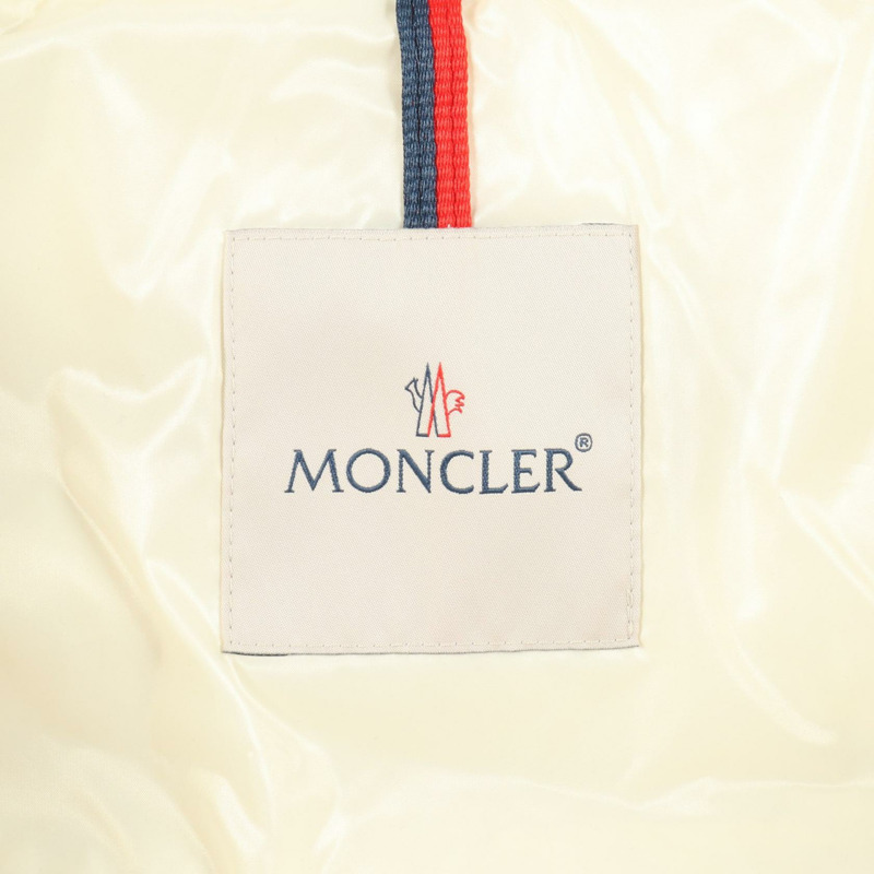 MONCLER BADYF 羽絨外套 尼龍 米色 二手 女款-2