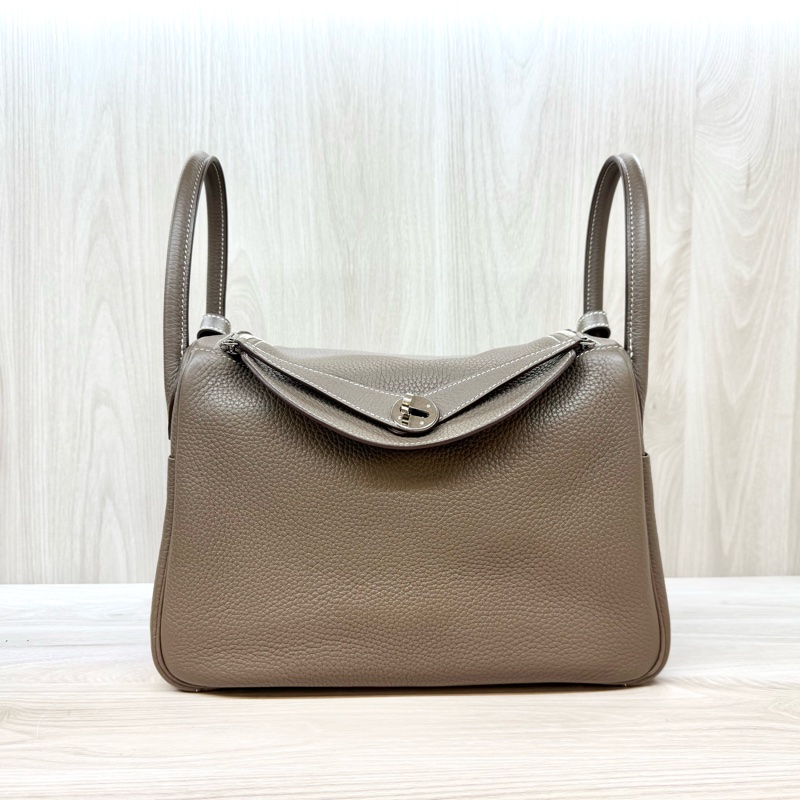 hermes大象灰TC牛皮銀釦lindy30-0